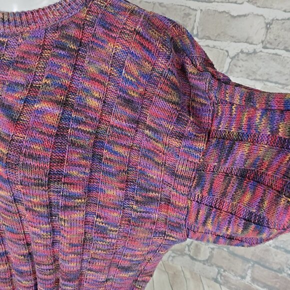 Vintage 80s Multicolor Crew Sweater Men's Large - Picture 8 of 15